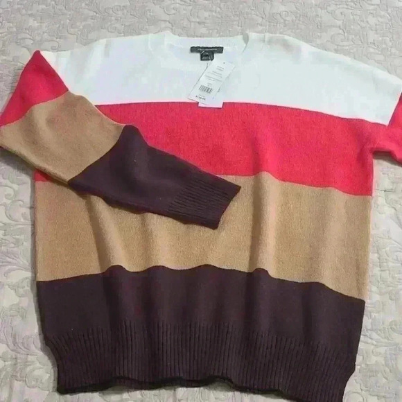 French Connection Striped Sweater - Picture 1 of 12